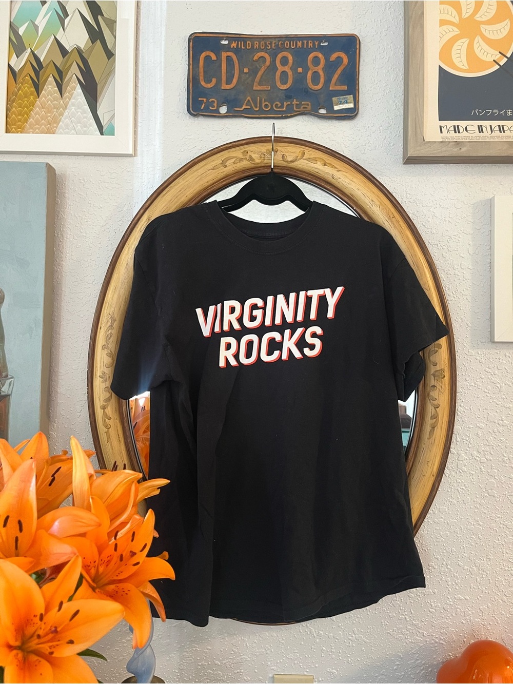 Virginity Rocks Short Sleeve Tee - Black